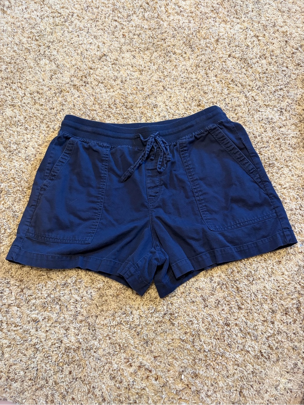 Women's GAP Navy Drawstring Casual Shorts